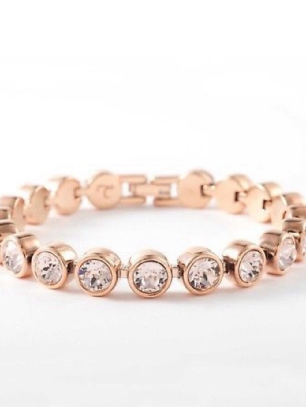 Touchstone Crystal Rose Silk Ice Bracelet